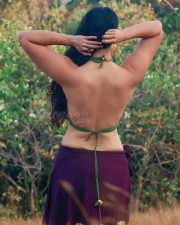 Sexy Hot Megha Shukla in a Crochet Beachwear Halterneck Bra Pictures 04