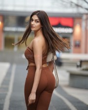 Sexy Yesha Sagar in an Off Shoulder Crop Top Jumpsuit Photos01