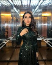 Actress Karisma Kapoor in a Green Sequin Dress Photos 04