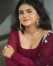 Actress Kavya Ramesh at Nachinavadu Trailer Launch Pictures 14