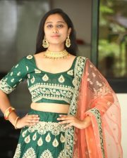 Actress Sahana at Bari Movie Trailer Launch Event Pictures 09