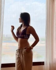Marathi Actress Ruchira Jadhav in a Brown Bralette and Pants Photos 03 Marathi Actress Ruchira Jadhav in a Brown Bralette and Pants Photos 03