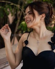 Sexy Actress Palak Sindhwani in a Black Corset Style Dress with a 3D Black Butterflies Straps Photos 02 Sexy Actress Palak Sindhwani in a Black Corset Style Dress with a 3D Black Butterflies Straps Photos 02