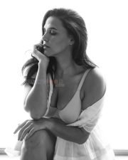 Sexy Neha Dhupia Black and White Lingerie Photos 03