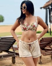 Sexy Ruchira Jadhav in a Printed Bra and Netted Shorts with Beach Bikini Photos 02 Sexy Ruchira Jadhav in a Printed Bra and Netted Shorts with Beach Bikini Photos 02