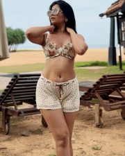 Sexy Ruchira Jadhav in a Printed Bra and Netted Shorts with Beach Bikini Photos 03 Sexy Ruchira Jadhav in a Printed Bra and Netted Shorts with Beach Bikini Photos 03