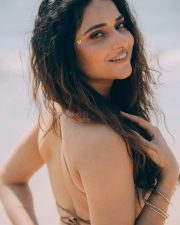 Winsome Actress Prisha Singh in a Embroidered Butterfly Crop Top And White Mini Skirt Photos 10