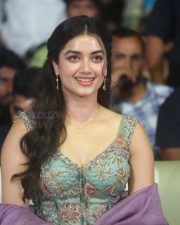 Actress Bhagyashri Borse at Andhra King Taluka Trailer Launch Pictures 09