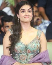 Actress Bhagyashri Borse at Andhra King Taluka Trailer Launch Pictures 10