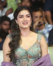 Actress Bhagyashri Borse at Andhra King Taluka Trailer Launch Pictures 11