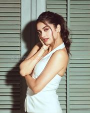 Elegant Actress Bhagyashri Borse in a White Halter Vest Top and Mini Skirt Photos 04 Elegant Actress Bhagyashri Borse in a White Halter Vest Top and Mini Skirt Photos 04