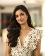Heroine Bhagyashri Borse at Andhra King Taluka Interview Pictures 04
