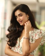 Heroine Bhagyashri Borse at Andhra King Taluka Interview Pictures 06