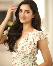 Heroine Bhagyashri Borse at Andhra King Taluka Interview Pictures 13