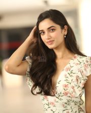 Heroine Bhagyashri Borse at Andhra King Taluka Interview Pictures 16