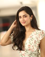 Heroine Bhagyashri Borse at Andhra King Taluka Interview Pictures 17
