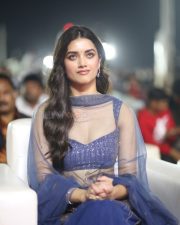 Heroine Bhagyashri Borse at Andhra King Taluka Pre Release Event Pictures 03
