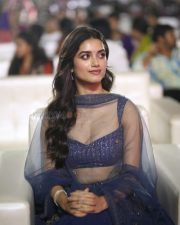 Heroine Bhagyashri Borse at Andhra King Taluka Pre Release Event Pictures 21