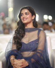 Heroine Bhagyashri Borse at Andhra King Taluka Pre Release Event Pictures 26