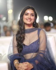 Heroine Bhagyashri Borse at Andhra King Taluka Pre Release Event Pictures 28