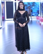 Heroine Bhagyashri Borse at Mr Bachchan Trailer Launch Event Photos 13