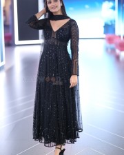 Heroine Bhagyashri Borse at Mr Bachchan Trailer Launch Event Photos 16