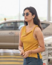 Stylish Actress Bhagyashri Borse in a Mustard One Shoulder Top And Jeans Photos 03 Stylish Actress Bhagyashri Borse in a Mustard One Shoulder Top And Jeans Photos 03