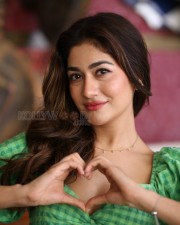 Telugu Actress Sneha Malviya at Average Student Nani Movie Interview Photos 35