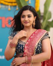 Actress Nayan Sarika at Nara Rohith New Movie Opening Pictures 16