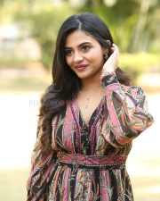 Heroine Nayan Sarika at Vrusshabha Pre Release Event Pictures 07