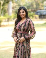 Heroine Nayan Sarika at Vrusshabha Pre Release Event Pictures 27