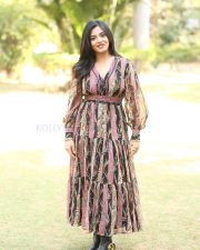 Heroine Nayan Sarika at Vrusshabha Pre Release Event Pictures 30