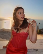 Hot Jiya Shankar in a Glam Sleeveless Corset Gown Photos 02 Hot Jiya Shankar in a Glam Sleeveless Corset Gown Photos 02