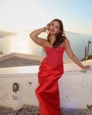 Hot Jiya Shankar in a Glam Sleeveless Corset Gown Photos 04 Hot Jiya Shankar in a Glam Sleeveless Corset Gown Photos 04