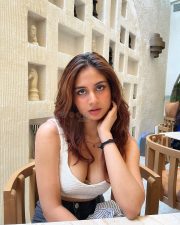 Lusty Beauty Srushti Bannatti in a White Bralette Crop Top and Mini Shorts Pictures 04