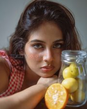 Seductive Srushti Bannatti Cleavage in a Red Gingham Wrap Top Photos 03 Seductive Srushti Bannatti Cleavage in a Red Gingham Wrap Top Photos 03