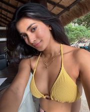 Walking Talking Strawberry Icecream Heroine Vaishnavi Andhale in a Yellow Smocked Halter Neck Bikini Top Photo 01 Walking Talking Strawberry Icecream Heroine Vaishnavi Andhale in a Yellow Smocked Halter Neck Bikini Top Photo 01