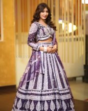 Actress Vihanshi Hegde at O Andala Rakshasi Movie Pre Release Event Pictures 17