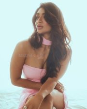 Femina Miss India AP 2022 Likhita Yalamanchili in a Pink Mini Dress Photos 06