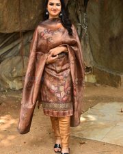 Actress Vasanthika Macha at Vere Level Office Trailer Launch Photos 02