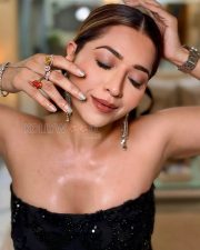 Dazzling Actress Ridheema Tiwari in a Black Strapless Sequin Dress Photos 04 Dazzling Actress Ridheema Tiwari in a Black Strapless Sequin Dress Photos 04