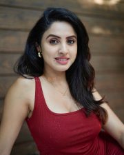 Extra Ordinary Man Actress Priyanka Kholgade in a Red Bodyon Dress Pictures 01