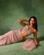 Mesmerizing Shruti Chauhan in a Traditional Pink Embellished Lehenga with an Embroidered Crop Top and Flowing Skirt Photos 08 Mesmerizing Shruti Chauhan in a Traditional Pink Embellished Lehenga with an Embroidered Crop Top and Flowing Skirt Photos 08