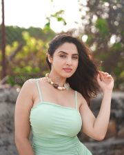 Radiant Actress Priyanka Kholgade in a Mint Green Ruched Strappy Dress Photos 01 Radiant Actress Priyanka Kholgade in a Mint Green Ruched Strappy Dress Photos 01