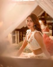 Sexy Actress and Model Shruti Chauhan in a White Two Piece Crop Top and Skirt with Floral Embroidery Pictures 04 Sexy Actress and Model Shruti Chauhan in a White Two Piece Crop Top and Skirt with Floral Embroidery Pictures 04