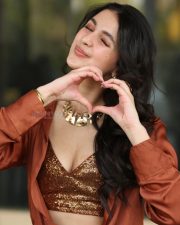 Actress Jaanyaa Joshi at Kiss Kiss Kissik Movie Press Meet Pictures 08