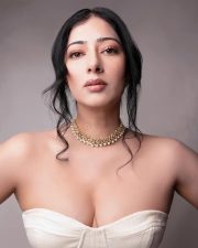 Provocative Niharica Raizada in a White Strapless Corset Top Pictures 04 Provocative Niharica Raizada in a White Strapless Corset Top Pictures 04