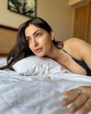 Sensual Actress Shivangi Verma in a Printed Bralette and Black Skirt Photos 01