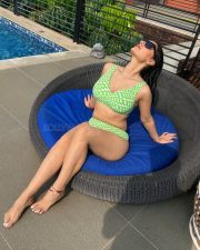 Sexy Shivangi Verma in a Green Bikini Photos 04