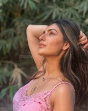 Sexy Shivangi Verma in a Pink Printed Pyjama Set Photos 02